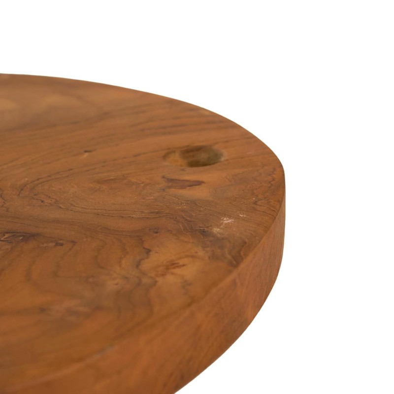 Meubletmoi Round Chopping Board / Decorative Tray Diameter 30cm Teak