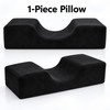 Black Eyelash Extension Pillow, Soft Memory Foam Neck Support Cushion
