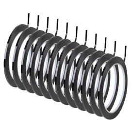 Utron 12 Rolls Whiteboard Tape, 3mm Thin Black Tape, Pinstripe Tape for Electrical Marking Dry Erase Board Accessories DIY Art Crafts