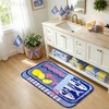 Mocsicka Sardine Bath Mat – Cute Funny Non-Slip Waterproof Blue