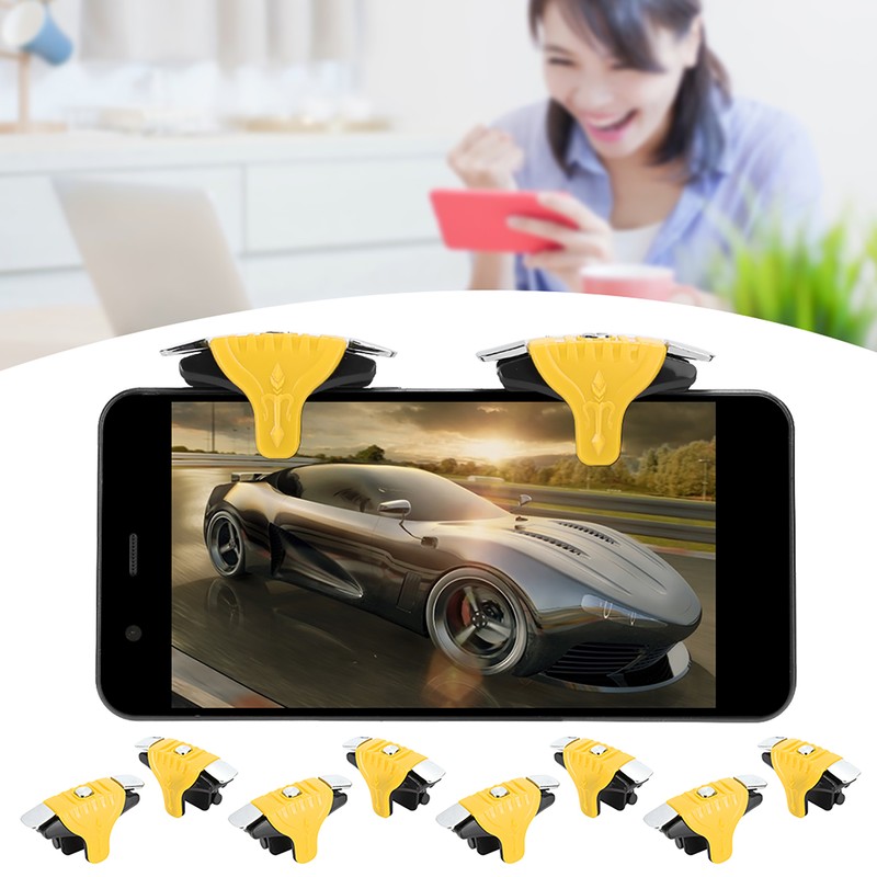 8 Pcs F1 Metal Games Buttons Mobile Shooting Trigger Controller