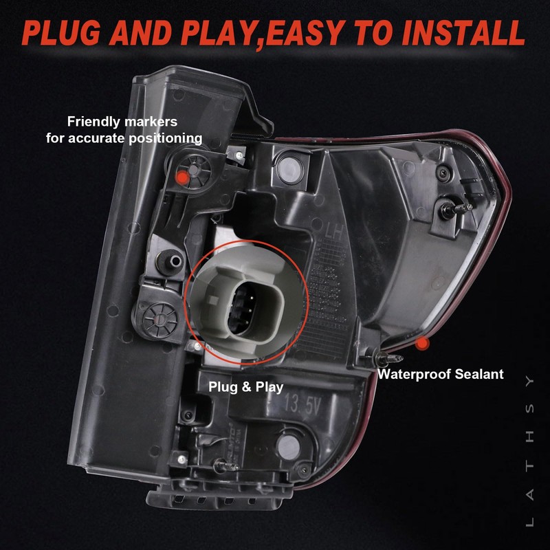 LED Tail Lights Compatible With 2020-2023 GMC Acadia Rear Light