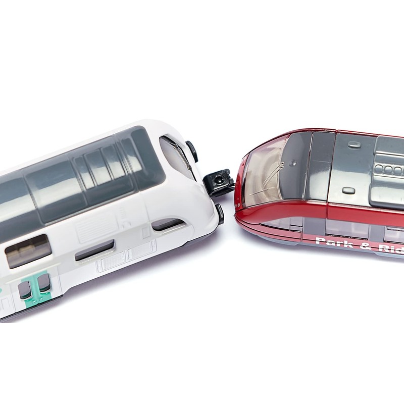 siku 1791001 double deck RATP France train, 1:87, metal/plastic, turquoise/white,