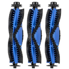 (Pack of 3) Roller Brushes Compatible with Eufy RoboVac 11S, 11S Plus MAX, 25C, G10 Hybrid, G20 G20 Hybrid, G30 G30 Hybrid, 30, 30C, 30C MAX, 15C, 15C MAX, 35C, 25C Max, G35+, G40+,G40 hybrid+ hybrid+