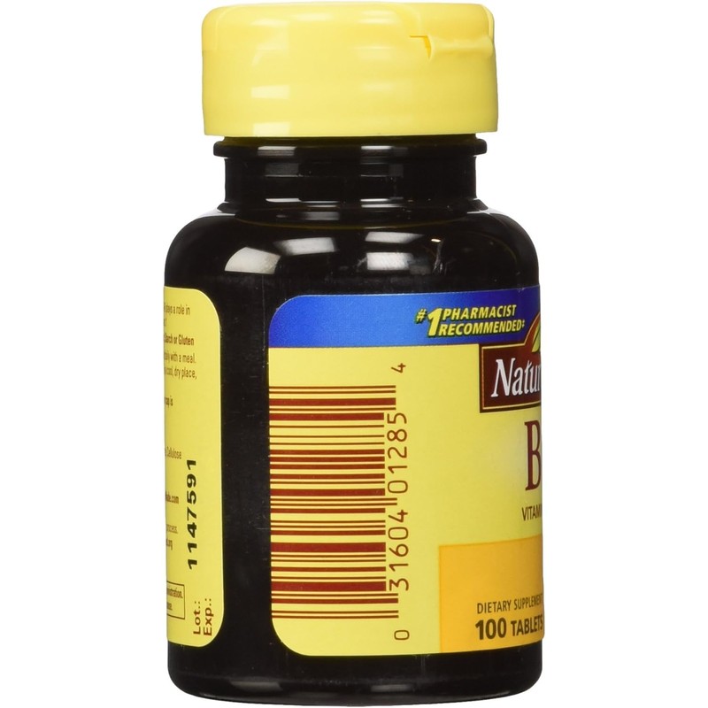 Nature Made Vitamin B-6 100 Mg, Tablets, 100-Count (Pack of