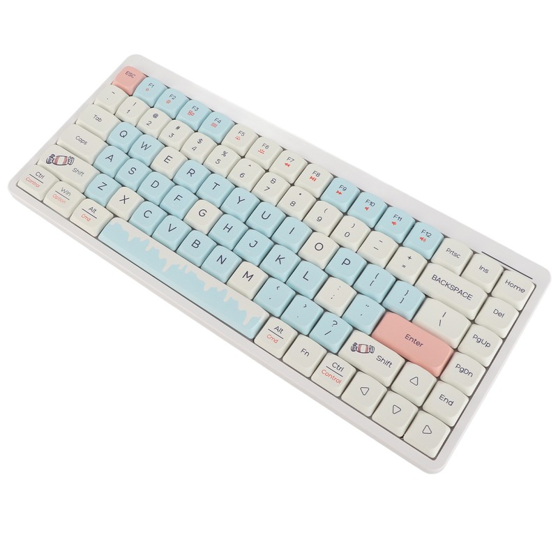 84 Key Bluetooth Keyboard 3 Mode 2.4G Wireless Bluetooth Gaming