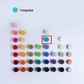 MOZEAL 3" x 6" Hand-Poured Unscented Candle,Dripless Pillar Candle Set of 3,Long Lasting Burning,Approx 120 Hours Burn Time,Rustic Country Style,for Wedding,Dinner,Christmas and Home Decor,Turquoise