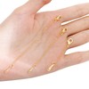 Gold Necklace Extenders - 14k Gold Plated Extender Chain -