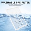 2 Pack C545 Washable Fine Mesh Pre-Filter with 2 Carbon