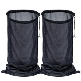 SEASLIMIT Wood Chipper Bag Collection for Craftsman Electric Shredder Mulcher, 2-PackUniversal 24x48 Leaf Mulcher Collection Bag Fits Most Brand