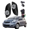 Par de luces antiniebla de repuesto para Toyota Yaris 2006-2010,