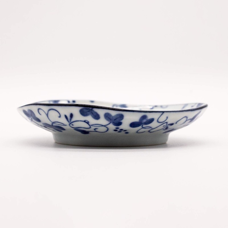 Ichikyu Mino Ware Small Plate, Diameter Approx. 4.7 inches (12
