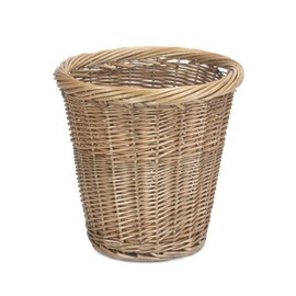 Red Hamper Antique Wash Waster Paper Bin, Wicker, Brown, 28 x 28 x 28 cm