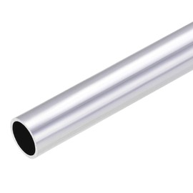 sourcing map 6063 Aluminium Round Tube Seamless Straight Tube 25 mm Outer Diameter 21 mm Inner Diameter 300 mm Length