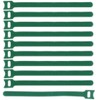 500 x Velcro Cable Ties 200 x 25 mm Green