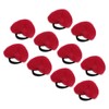 10pcs Wrist Pin Cushion Soft Elastic Heart Shaped Wearable Needle