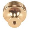 Yieidui 10 Pack 1.2 Inch Brushed Gold Cabinet Knobs Gold