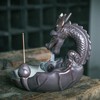 Dragon Incense Waterfall Burner Ceramic Smoke Backflow Incense Holder Include