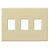 Lutron VWP-3-WH Vareo, 3-Gang Wallplate in White, matte finish