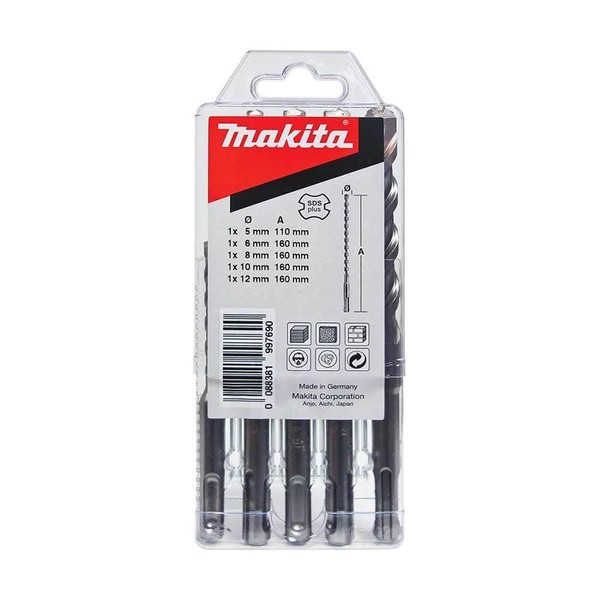 Makita SDS-VPLUS-drill-set no. 3, 5-part, B-49074