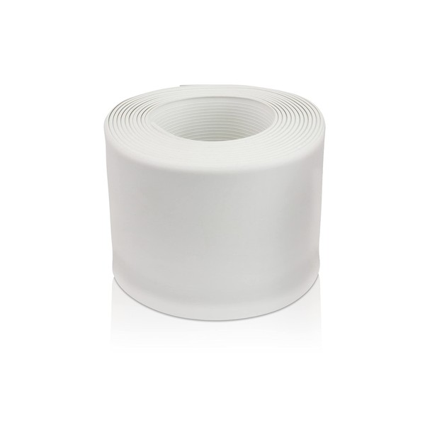 White Vinyl Wall Base 4 inch X 20 ft Non