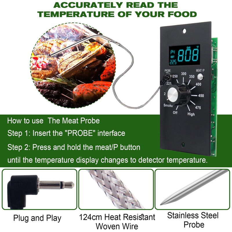 Upgrade Digital Thermostat Control Board Replacement Parts Kit Compatible with