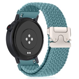 [HinZann] CMF by Nothing Watch 3 Pro/Pro 2 Compatible 22mm Braided Replacement Band, Lightweight Flexible Elastic Nylon Replacement Band, Breathable Sweatproof Sport Van for CMF by Nothing Watch Pro 2