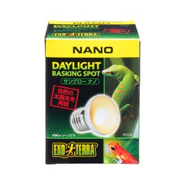 Exotella GEX EXOTERRA Sangro Nano PT2137 Basking Spot Lamp, 25 W, Daylight Collecting Type, Desert and Tropical Environment Terrariums, Wide Spectrum Day Use