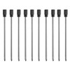 10 x Replaceable Ballpoint Pen Refills 0.7mm Black Ink Bullet