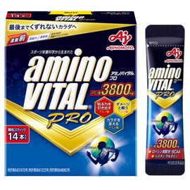 Amino Vital Ajinomoto Pro Grapefruit Flavor 14-Stick Box Amino Acids 3800mg BCAA EAA Conditioning