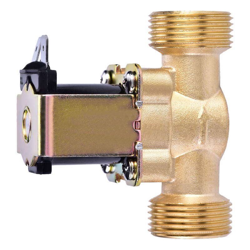 3/4" DC 24V Normally Closed Brass Electric Solenoid Magnetic Valve