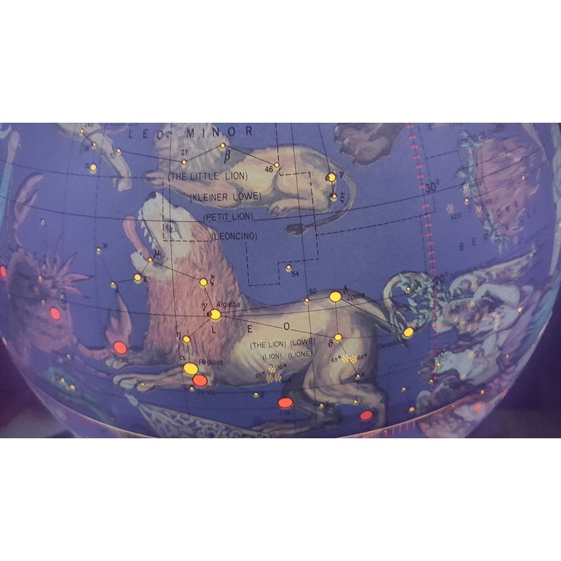 Replogle Constellation Illuminated Globe, Dual map, Detailed Sky map, Turn