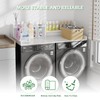 Wisuce 2-Tier Washer Dryer Countertop, 27.5" x 54" Bamboo Laundry