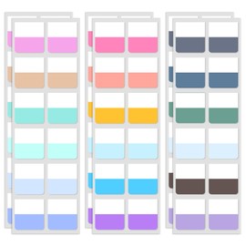 Classicseali 720PCS Tab Stickers, Repositionable Notebook Tabs Stick On, Writable Annotating Tab, Tabs for Notebooks for Bibles, Binders, Folders, Planners and Diaries, Multicolor
