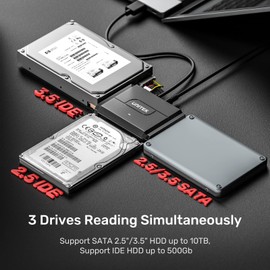 Unitek SATA/IDE to USB 3.0 Adapter, IDE Hard Drive Adapter Kit Recovery Conve...