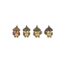 Ganz Fall Thanksgiving Pocket Stone 4 piece - A Little Wise Owls