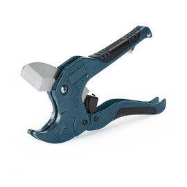 Bates- PVC Pipe Cutter, Cuts up to 1-1/4", Teal Blue Ratcheting PVC Pipe Cutter Tool, Pipe Cutters PVC Pipe Shears, Plastic Pipe Cutter, PEX Pipe Cutter, PVC Cutter Tool, PVC Ratchet Cutter