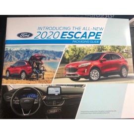 2020 FORD ESCAPE “PACKAGING GUIDE” 12-page Original Sales Brochure