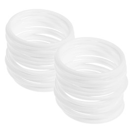 STOBOK 50pcs Plastic Rings for Crafts Sturdy Floral Hoops for DIY Dream Catchers Wreaths Wedding Decorations