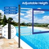 Qufiona Pool Volleyball Net for Inground Pools, Adjustable 16–22FT Pool