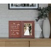 Engagement Gift Light Up Rotating 4x6 Picture Frame - Wedding