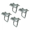 Brickyard 4 Pack Strut to Beam Clamp with Square U-Bolt