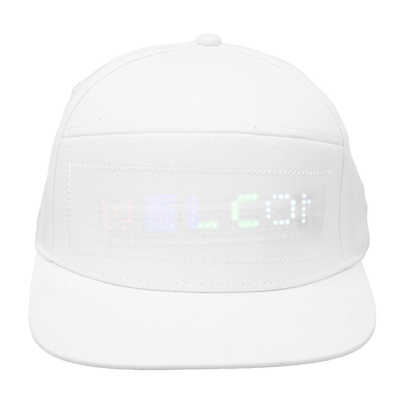 LED Cap Programmable Bluetooth APP Control Editable Colorful LED Hat