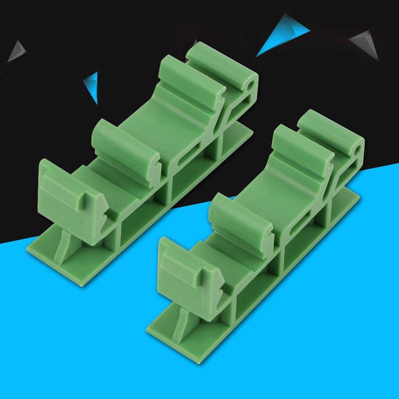 Astibym Circuit Board Mount Mounting Bracket DIN Rail Adapter PCB