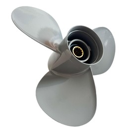 Boat Outboard Propeller 11 3/4x10 for Honda BF 35 40 45 50 50A 60A 60 HP Engines, 11 3/4 x 10 Aluminum Boat Propeller, 13 Tooth Spline Boat Motor Props, 3 Blades, OEM No.58130-ZV5-860ZA, RH(11.75x10)