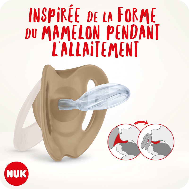 NUK Genius Set of 2 Dummies for Girls Size 0