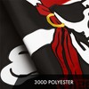 G128 5 Pack: Pirate Jolly Roger Red Head Scarf Flag