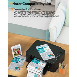 27 XL 27XL Multipack Printer Cartridges Compatible with Epson 27 27XL for Workforce WF3620 WF3640 WF7110 WF7210 WF7610 WF7620 WF7710 WF7715 WF7720 WF-3620 WF-3640 (Pack of 12)