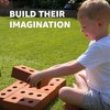 Bluecaps 2-Piece Foam Builder's Brick Set For Kids - Build