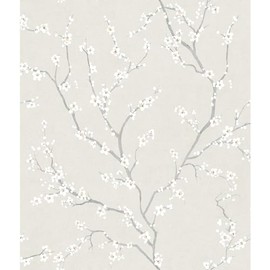 RoomMates RMK11271WP - Papel pintado para pared, diseño de cerezo beige